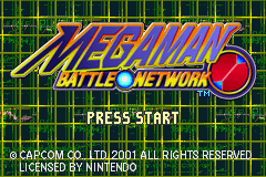 Mega Man Battle Network (GBA)   © Ubisoft 2001    1/4