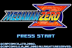 Mega Man Zero   © Capcom 2002   (GBA)    1/3