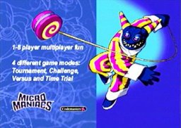 Micro Maniacs (PS1)   © Codemasters 2001    1/3