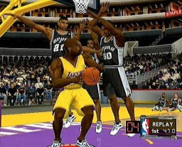 NBA Courtside 2002   © Nintendo 2002   (GCN)    1/3
