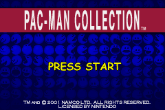 Pac-Man Collection (GBA)   © Namco 2001    1/4