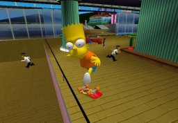 The Simpsons: Skateboarding (PS2)   © EA 2002    1/4