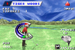 Tiger Woods PGA Tour Golf (GBA)   © EA 2002    2/3