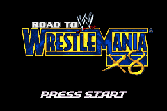 WWE Road To Wrestlemania X8   © THQ 2002   (GBA)    1/2