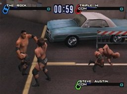WWF SmackDown! Just Bring It (PS2)   © THQ 2001    2/3