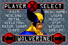 X-Men: Reign Of Apocalypse (GBA)   © Activision 2001    2/3