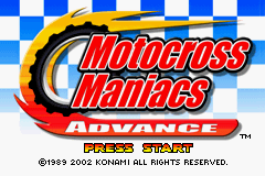 Maniac Racers Advance (GBA)   © Konami 2002    1/3