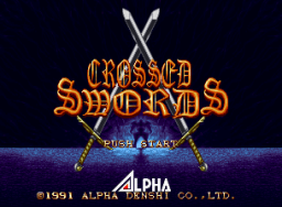 Crossed Swords (MVS)   © SNK 1991    1/4
