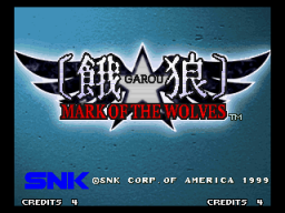 Garou: Mark Of The Wolves (MVS)   © SNK 1999    1/6