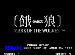 Garou: Mark Of The Wolves (MVS)   © SNK 1999    4/6