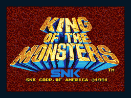 King Of The Monsters (MVS)   © SNK 1991    1/3
