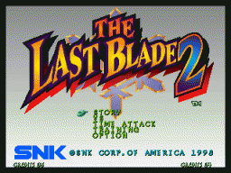 The Last Blade 2 (MVS)   © SNK 1998    1/7