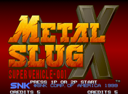 Metal Slug X (MVS)   © SNK 1999    1/5