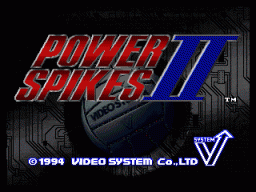Power Spikes 2 (MVS)   © SNK 1995    1/3