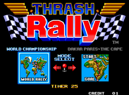 Thrash Rally (MVS)   © SNK 1991    1/6