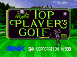 Top Player's Golf (MVS)   © SNK 1990    1/3