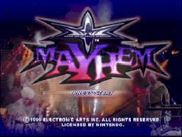 WCW Mayhem   © EA Sports 1999   (N64)    1/3