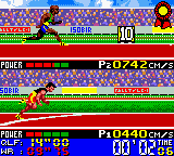 Carl Lewis Athletics 2000 (GBC)   © Ubisoft 2000    2/3