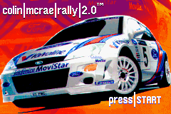 Colin McRae Rally 2.0   © Codemasters 2000   (GBA)    1/3