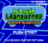 Dexter's Laboratory: Robot Rampage (GBC)   © BAM! 2000    1/4