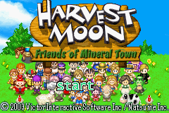 Harvest Moon: Friends Of Mineral Town (GBA)   © Natsume 2003    1/3