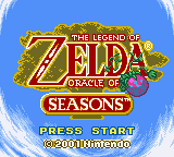 The Legend Of Zelda: Oracle Of Seasons (GBC)   © Nintendo 2001    1/3