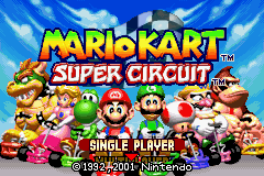 Mario Kart: Super Circuit (GBA)   © Nintendo 2001    1/4