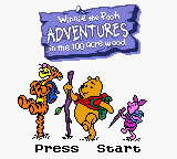 Winnie The Pooh: Adventures In The 100 Acre Wood (GBC)   © Ubisoft 2000    1/3