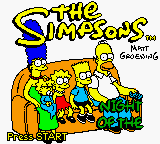The Simpsons: Night Of The Living Treehouse Of Horror (GBC)   © THQ 2001    1/3