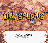 Dinosaur'Us (GBC)   © EA 2001    1/3