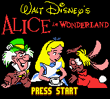 Alice In Wonderland (2000) (GBC)   © Disney Interactive 2000    1/3