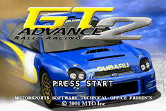 GT Advance 2: Rally Racing   © THQ 2001   (GBA)    1/3