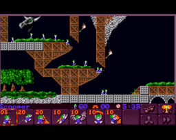 Lemmings 2: The Tribes (AMI)   © Psygnosis 1993    3/5