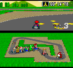 Super Mario Kart (SNES)   © Nintendo 1992    2/3