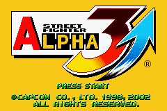 Street Fighter Alpha 3   © Capcom 2002   (GBA)    1/9
