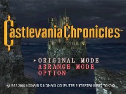 Castlevania Chronicles (PS1)   © Konami 2001    1/11