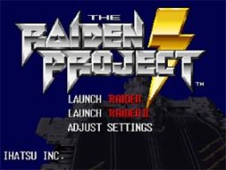 The Raiden Project (PS1)   © Seibu Kaihatsu 1995    1/3