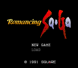 Romancing SaGa (SNES)   © Square 1992    1/3
