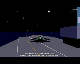 F-19 Stealth Fighter (AMI)   © MicroProse 1990    1/5