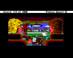 Police Quest 2: The Vengeance (AMI)   © Sierra 1990    2/3