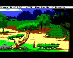 King's Quest IV: The Perils Of Rosella (AMI)   © Sierra 1990    1/3