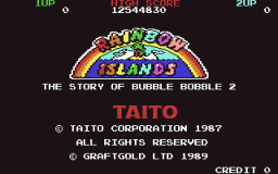 Rainbow Islands (C64)   © Ocean 1990    1/3