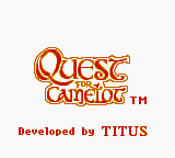 Quest For Camelot (GBC)   © Titus 1998    1/3