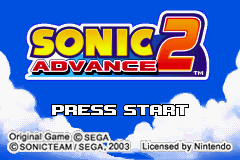 Sonic Advance 2 (GBA)   © Sega 2002    4/5