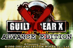 Guilty Gear X: Advance Edition (GBA)   © Sammy 2002    1/4