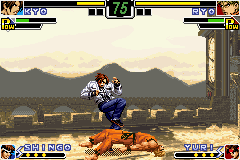 The King Of Fighters EX: Neo Blood (GBA)   © Sammy 2002    2/3