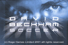 David Beckham Soccer (GBA)   © Rage Software 2002    1/3