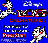 102 Dalmatians: Puppies To The Rescue (GBC)   © Activision 2000    1/4