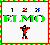 Sesame Street: Elmo's 123s (GBC)   © Ubisoft 1999    1/3