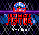 Ultimate Fighting Championship (GBC)   © Ubisoft 2000    1/3